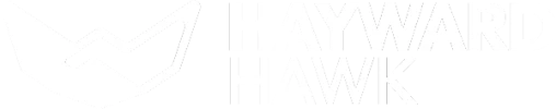 HaywardHawk logo White